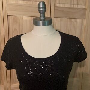 Calvin Klein beaded tee top.